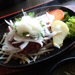 わかの屋 - 野菜が多いのも好いネ。