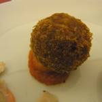 トラットリア 29 - 【‘12.5肉の日イベント】「チェッキーニ風肉団子のフリット」（米森シェフ）