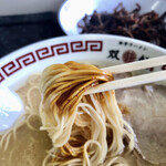 双喜紋 - 辛味の部分をリフト