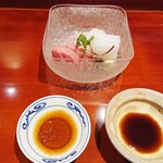 銀座 しのはら - 鮃　鮪　アオリイカ