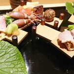 銀座 しのはら - 葉を取ると