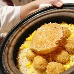 銀座 しのはら - 蟹コロッケご飯