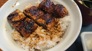 Unagi Tokoro Yama Yoraya - ええ具合の焼目も、そそります。山椒ＯＮで。