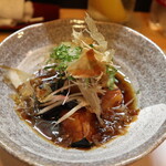 季節料理 よし野 - 丸茄子揚げ出し