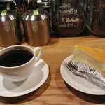 長尾と珈琲 - ブレンド＆チーズケーキ　6/21