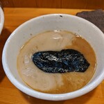 麺屋 永太 - クリーミーなつけ汁　(ネギ抜きです)