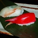京懐石柿傳 - ミョウガのお寿司　絶品でした