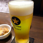 旬肴家 秀 - 生ビール