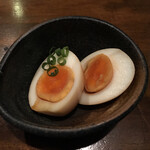 豚小家 - 202006  煮玉子（お通し）