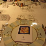 ラ・ロシェル - 食事前、セットされていた