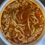 元祖ニュータンタンメン本舗 - スープの中に麺を入れました。