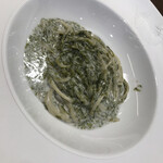 リストランテ アクアパッツァ - 有明海初摘み海苔と柚子胡椒風味のクリームソース