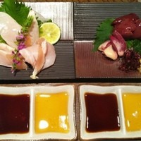 名古屋コーチン 一鳳  にしき - 造り盛り合わせ