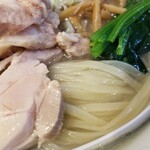 塩そば専門店 桑ばら - アサリ出汁の冷たい塩そば