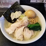 塩そば専門店 桑ばら - アサリ出汁の冷たい塩そば