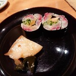 Sushi Koyama - 干し鮑と鰯