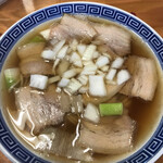 フジサワ中華そば - 中華そば醤油　580円