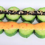 Two-color miso cucumber