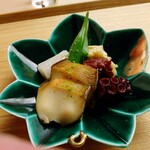 懐石料理 桝田 - 鮑と蛸の旨煮