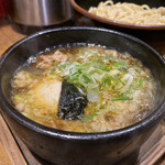 あんびしゃす花 - こく旨しょうゆつけ麺(ミニ 200g) 850円  (つけ汁)