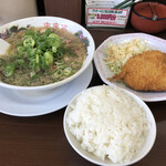 来来亭 - アジフライ定食(¥950)