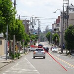 よしじ - 西からの経路