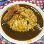 ジャンカレーCafe ABC - オムエビカレー　大盛り