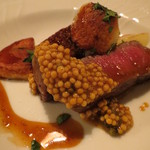 ファニエンテ - 【再訪３】メインは黒毛和牛のソテー タスマニア産生マスタード添え