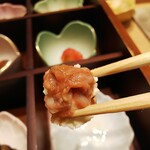 鮨 青海 - 前菜9種盛り チーズ酒盗