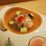 鮨 青海 - 鱧とジュンサイの逸品