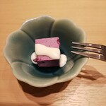 鮨 青海 - ブルーベリームース