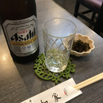 Iriarai Aichiya - 瓶ビール700円