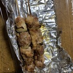やきとり ゆうちゃん - 鳥串。もっと良い写真撮れば良かった…