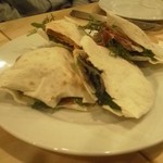 プッチャ - これがプッチャ、日本で言う手巻き寿司、４０ヶ月熟成の生ハムが見事