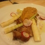 プッチャ - 三石のローストポーク、島牧の根曲細筍は旬の味覚