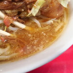 ラーメン二郎 - スープ