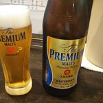 麺屋彩々 - プレミアムなモルツ