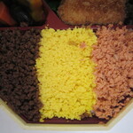 tonkatsumaisen - 綺麗な3色、ご飯も多め
