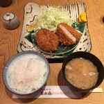 富士喜 - 茨城県産瑞穂のいも豚　ヒレカツ御膳