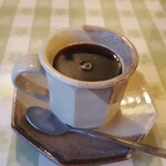 シャレー - セットのコーヒー(益子焼です)
