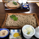 手打蕎麦 きふね - 天保そば大盛り1300円