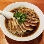 麺屋 六感堂 - 冷製 シャポーン鶏の山椒ＳＯＢＡ（醬油）＋鶏タタキ増し