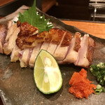 炭火焼鳥 きち蔵 - 淡海地鶏 ももたたき