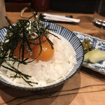 炭火焼鳥 きち蔵 - 黒王 濃厚たまごかけご飯