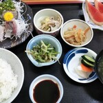 寿多庵 - 旬の刺身定食2,400円