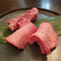 SATOブリアン 本店 - 『タン元と鹿児島牛のハラミ』