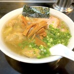 こうや麺房 - 雲呑麺（900円）＋メンマ（110円）