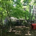 Aromatherapy & Cafe Bube - Terrace Seating in the Forest