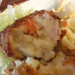 ウチョウテン - シーフードクリームコロッケ断面