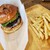 Burger Revolution Tokyo - ハンバーガー+アボカドトッピング　フレンチフライ付き。